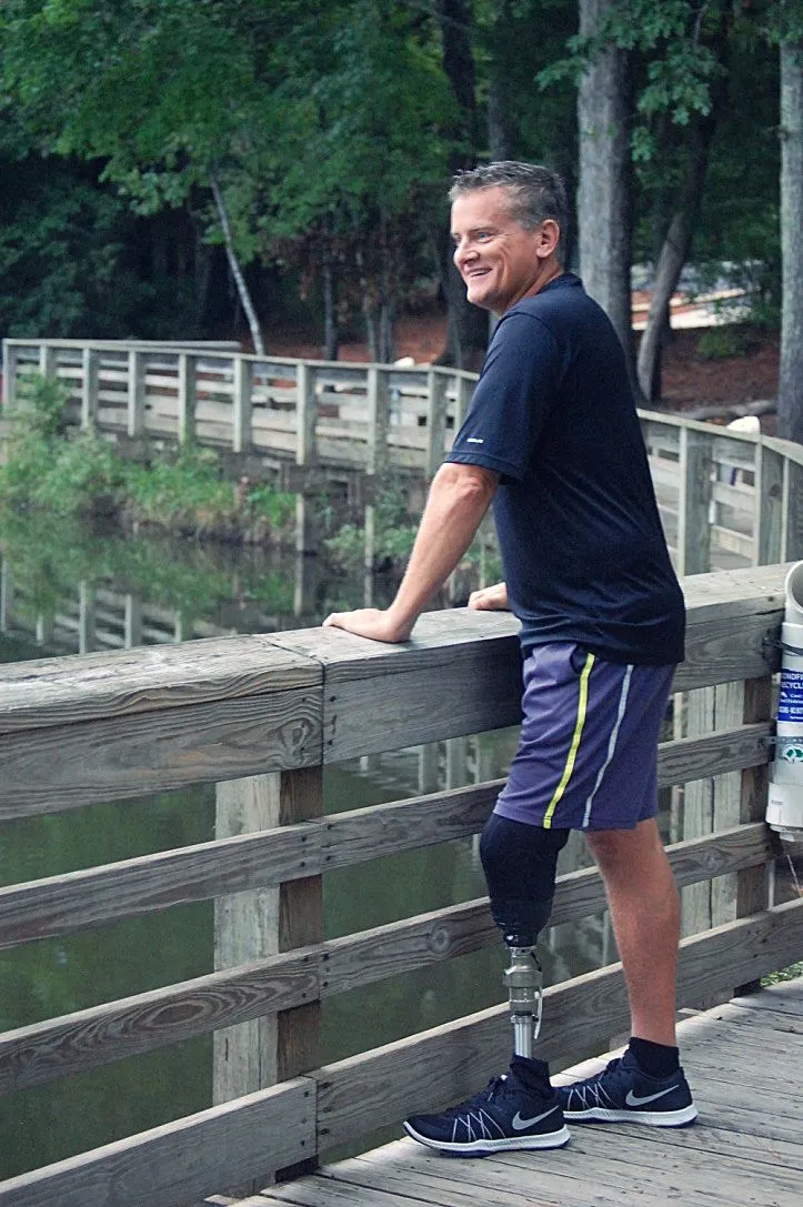 Prosthetic patient walking