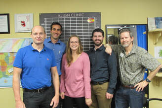 Grant Wood with Align Clinic team
